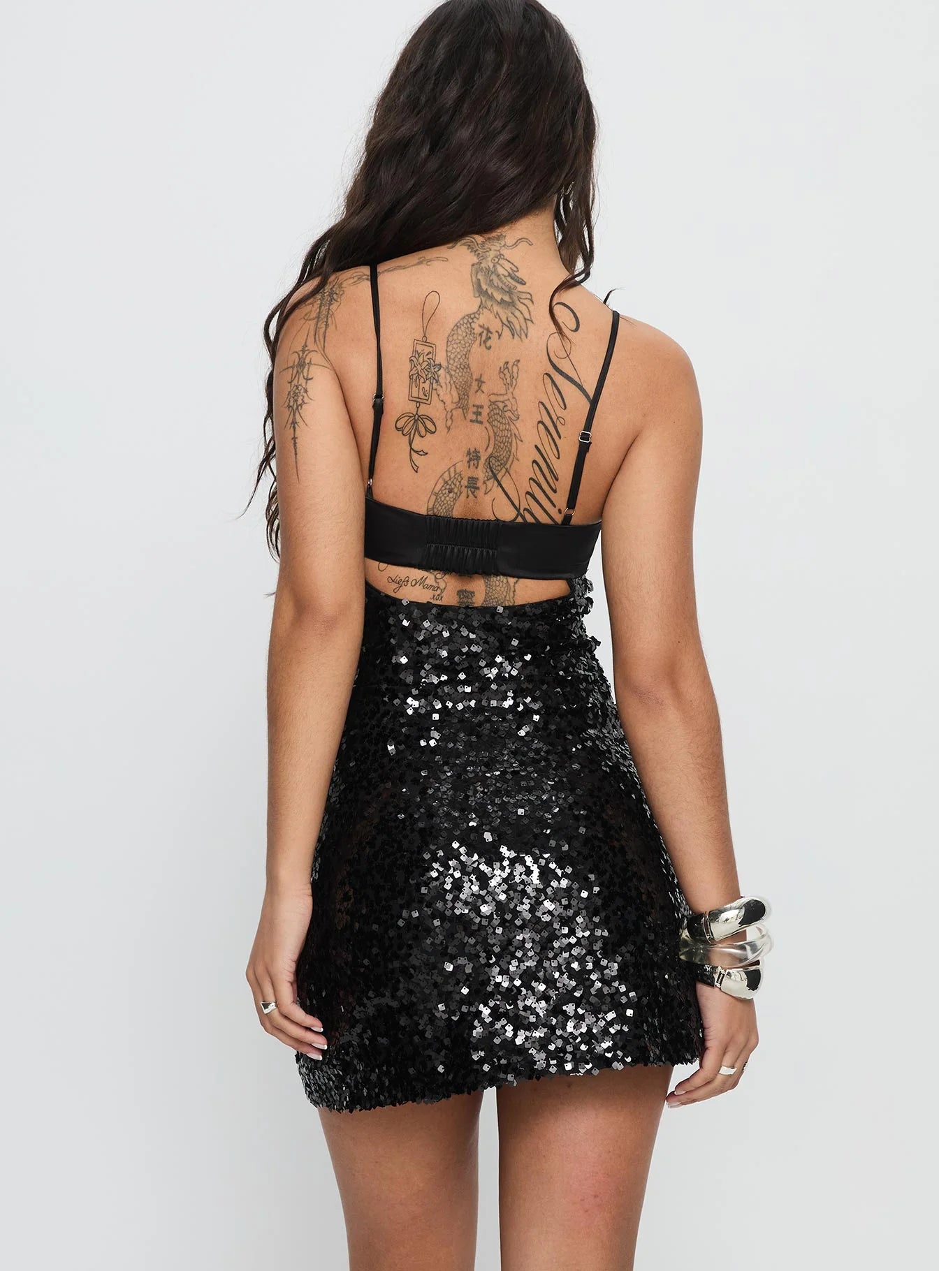 Amina Sequin Mini Dress